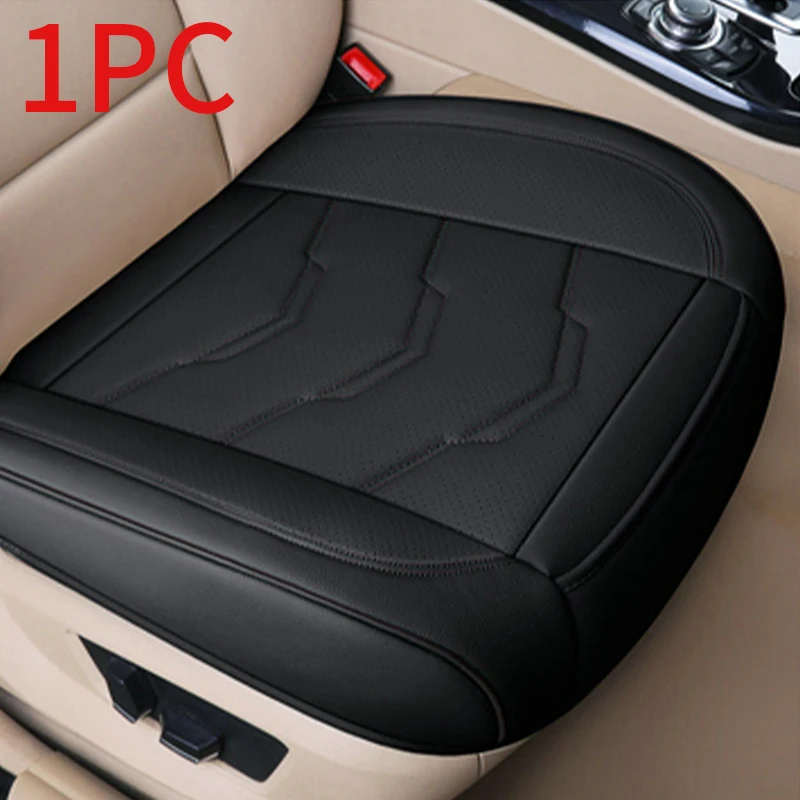 SEAMETAL Luxury Car Seat Cover PU Leather Seat Cushion Covers Universal Auto Interior Seats Protection Pad Mat Four Seasons - Image 8