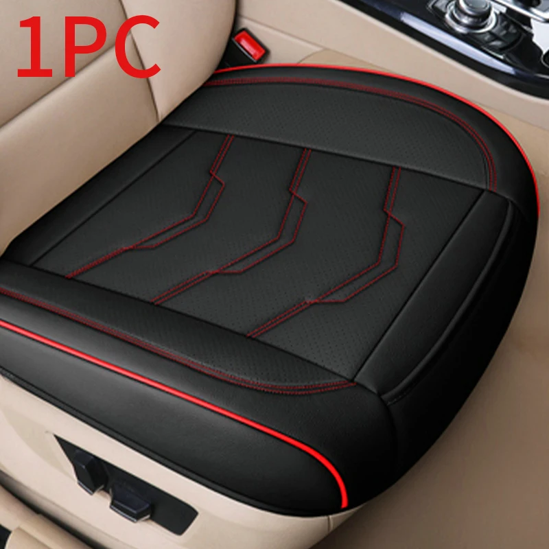 SEAMETAL Luxury Car Seat Cover PU Leather Seat Cushion Covers Universal Auto Interior Seats Protection Pad Mat Four Seasons - Image 7