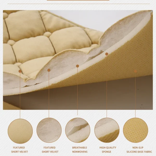 Car Seat Covers Protector Set Universal Auto Front Rear Chair Cushion Pad Warm Plush Automobiles Seat Covers Mat Car Accessories - Image 5