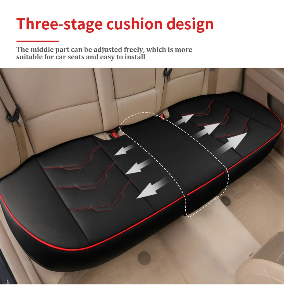 SEAMETAL Luxury Car Seat Cover PU Leather Seat Cushion Covers Universal Auto Interior Seats Protection Pad Mat Four Seasons - Image 21
