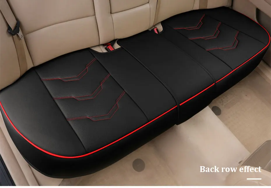 SEAMETAL Luxury Car Seat Cover PU Leather Seat Cushion Covers Universal Auto Interior Seats Protection Pad Mat Four Seasons - Image 27