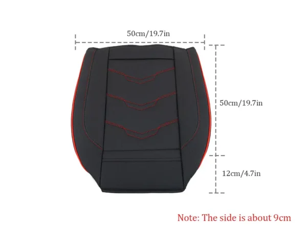 SEAMETAL Luxury Car Seat Cover PU Leather Seat Cushion Covers Universal Auto Interior Seats Protection Pad Mat Four Seasons - Image 24