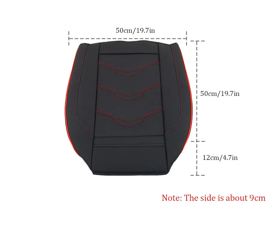 SEAMETAL Luxury Car Seat Cover PU Leather Seat Cushion Covers Universal Auto Interior Seats Protection Pad Mat Four Seasons - Image 24
