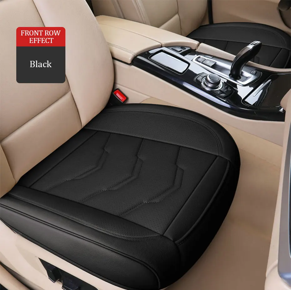 SEAMETAL Luxury Car Seat Cover PU Leather Seat Cushion Covers Universal Auto Interior Seats Protection Pad Mat Four Seasons - Image 28