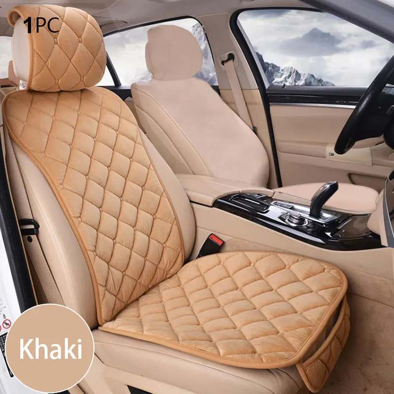 Car Seat Covers Protector Set Universal Auto Front Rear Chair Cushion Pad Warm Plush Automobiles Seat Covers Mat Car Accessories - Image 12