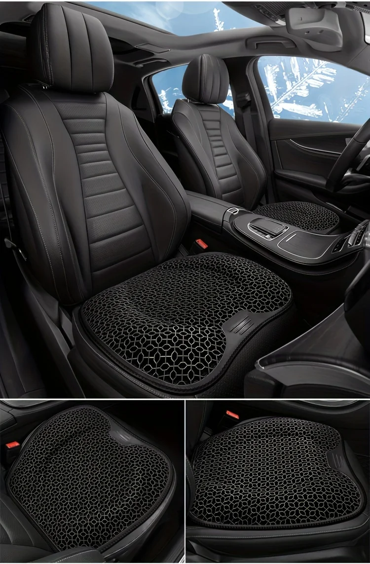1pc Gel Seat Cushion - Honeycomb Design for Car/Office | Breathable & Machine Washable Pad, Ergonomic Support & Lightweight - Image 18