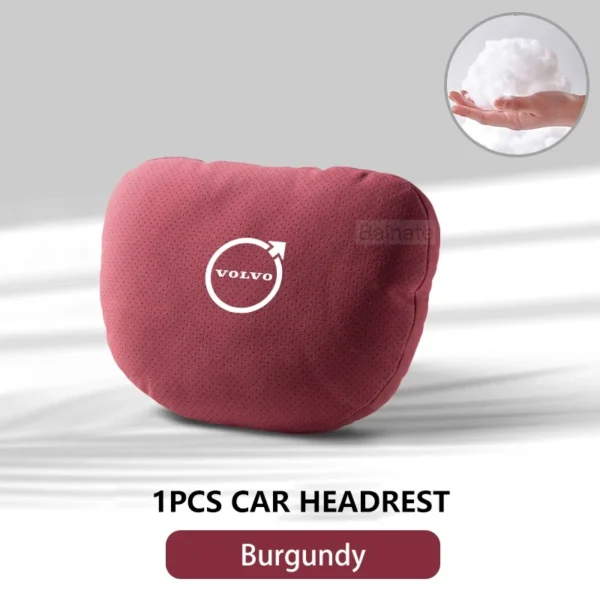 Headrest Waist Rest Auto Headrest Neck Support Seat Lumbar Cushion Soft Neck Pillow For Volvo V40 V60 V90 XC40 XC60 XC90 S60 S90 - Image 7