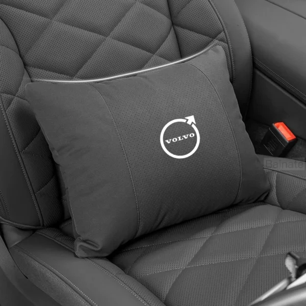 Headrest Waist Rest Auto Headrest Neck Support Seat Lumbar Cushion Soft Neck Pillow For Volvo V40 V60 V90 XC40 XC60 XC90 S60 S90 - Image 3