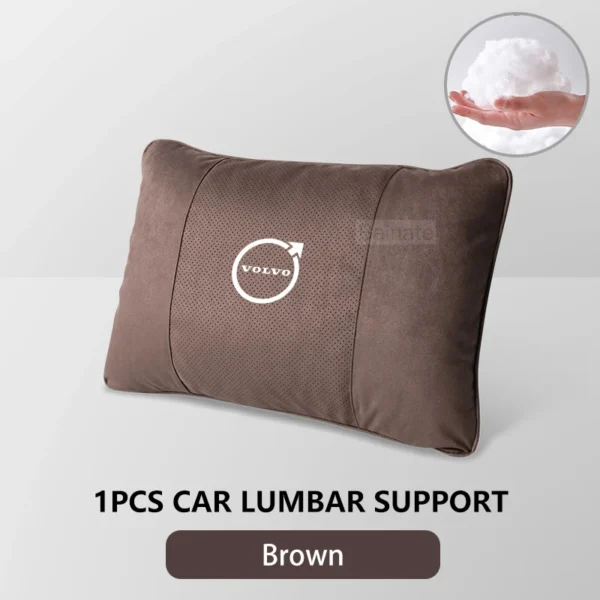 Headrest Waist Rest Auto Headrest Neck Support Seat Lumbar Cushion Soft Neck Pillow For Volvo V40 V60 V90 XC40 XC60 XC90 S60 S90 - Image 11