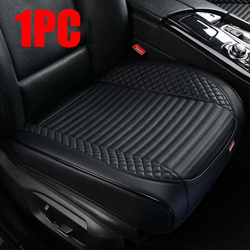 SEAMETAL Full-Wrapped Car Seat Cover Breathable Hole PU Car Front Seat Cushion Universal Anti Slip Auto Chair Protector Cover - Image 8