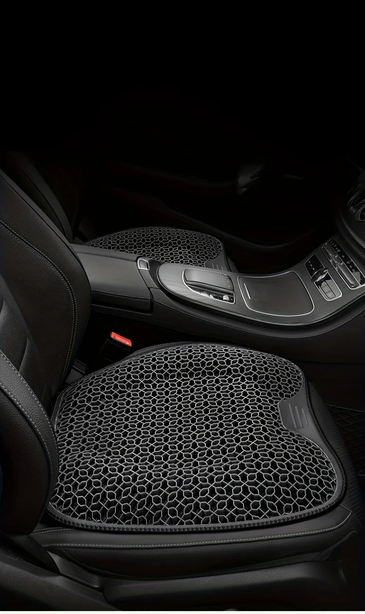 1pc Gel Seat Cushion - Honeycomb Design for Car/Office | Breathable & Machine Washable Pad, Ergonomic Support & Lightweight - Image 12