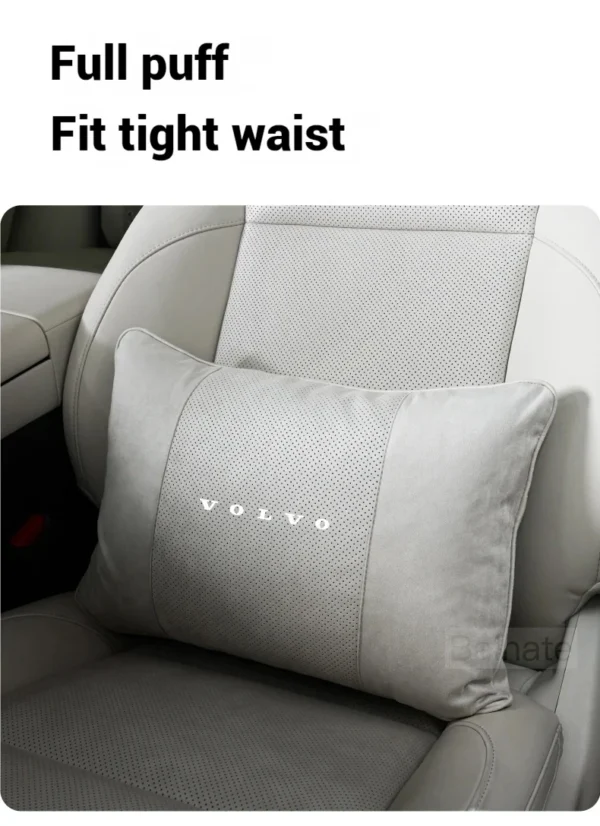 Headrest Waist Rest Auto Headrest Neck Support Seat Lumbar Cushion Soft Neck Pillow For Volvo V40 V60 V90 XC40 XC60 XC90 S60 S90 - Image 22