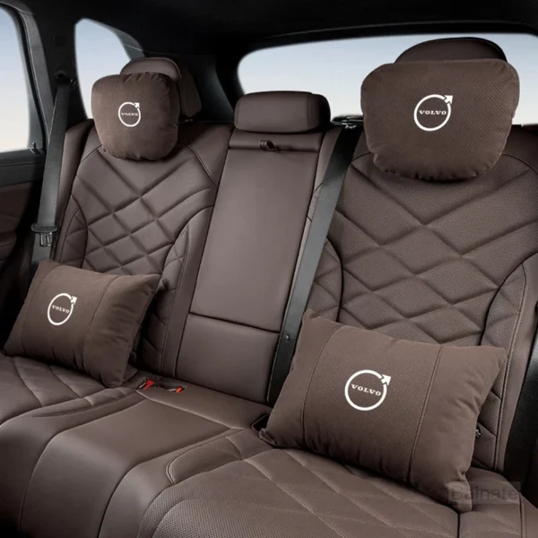 Headrest Waist Rest Auto Headrest Neck Support Seat Lumbar Cushion Soft Neck Pillow For Volvo V40 V60 V90 XC40 XC60 XC90 S60 S90