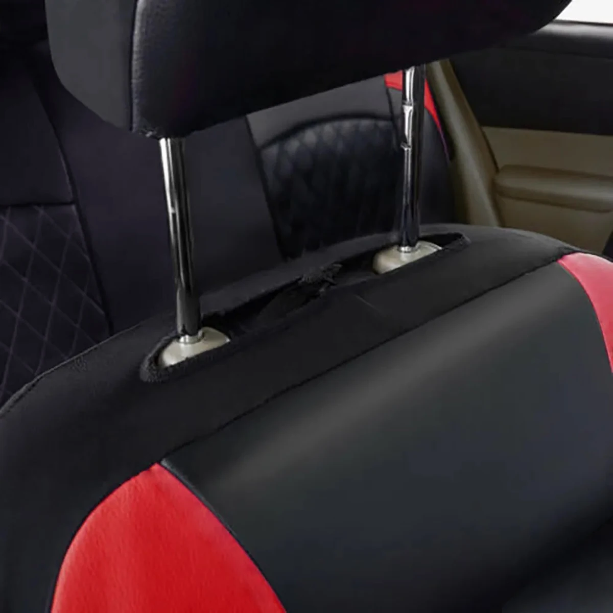 All-Season Quilted PU Leather Car Seat Covers – Full Surround Waterproof Universal Fit for Sedan, SUV & Pickup Trucks - Image 20