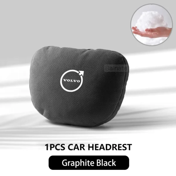 Headrest Waist Rest Auto Headrest Neck Support Seat Lumbar Cushion Soft Neck Pillow For Volvo V40 V60 V90 XC40 XC60 XC90 S60 S90 - Image 8