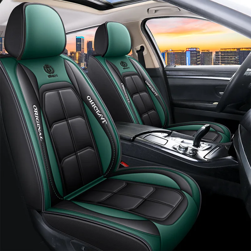 All inclusive seat cover, full leather car seat cushion, Driver's seat cover or passenger seat cover, all season universal pad - Image 17