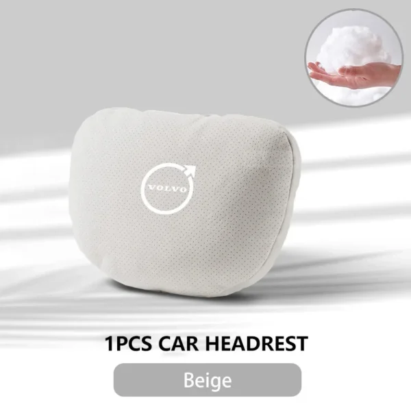 Headrest Waist Rest Auto Headrest Neck Support Seat Lumbar Cushion Soft Neck Pillow For Volvo V40 V60 V90 XC40 XC60 XC90 S60 S90 - Image 10
