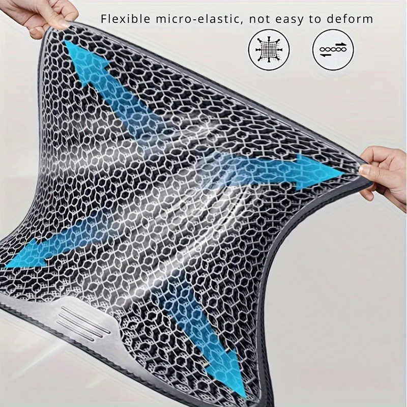 1pc Gel Seat Cushion - Honeycomb Design for Car/Office | Breathable & Machine Washable Pad, Ergonomic Support & Lightweight - Image 11