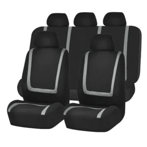 Universal Stripe Style Polyester Fabric Car Seat Covers car Leather Seat Covers