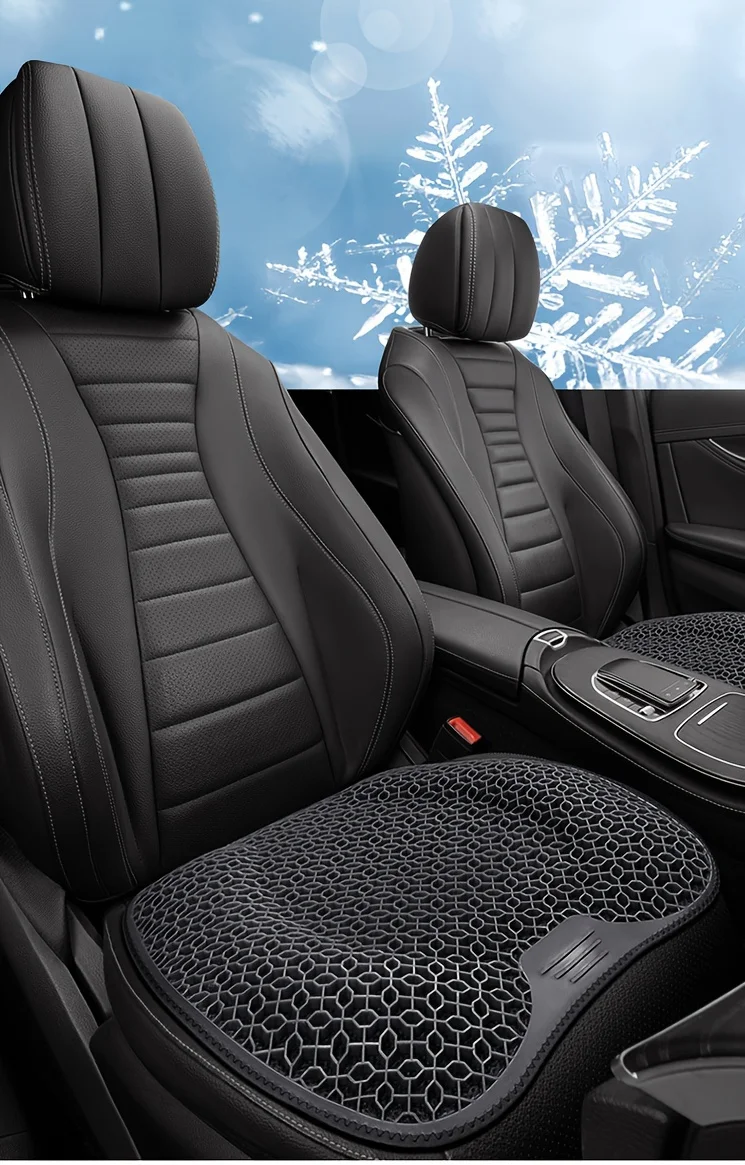 1pc Gel Seat Cushion - Honeycomb Design for Car/Office | Breathable & Machine Washable Pad, Ergonomic Support & Lightweight - Image 7