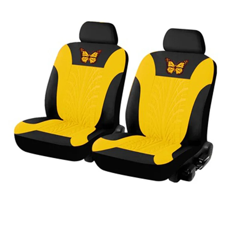 Car Seat Cover Full Set, Universal Butterfly Pattern Embroidery Auto Seat Cover Set - Image 14