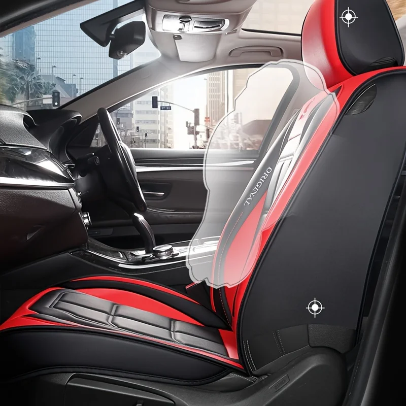 All inclusive seat cover, full leather car seat cushion, Driver's seat cover or passenger seat cover, all season universal pad - Image 5