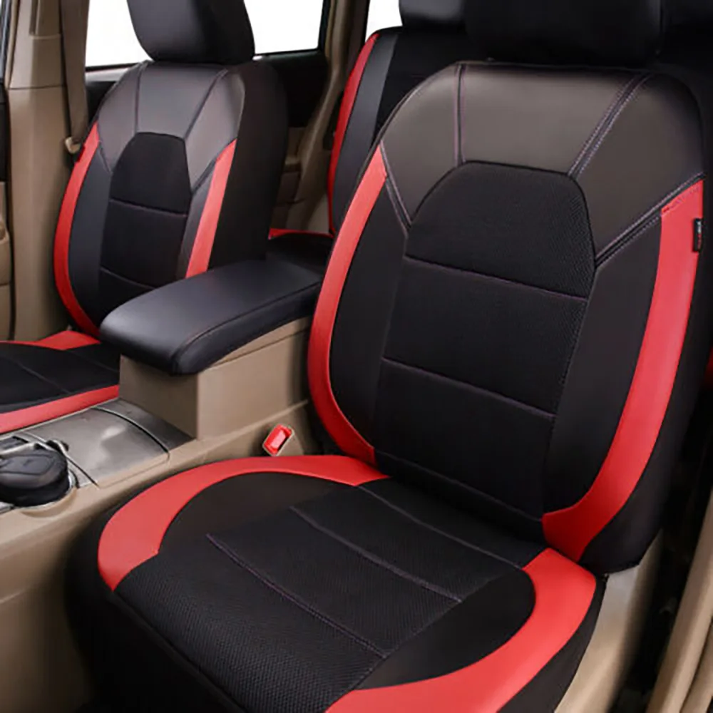 9 Pieces/set Car Seat Cover Car Leather Breathable Fabric Universal Pu Leather Car Seat Cushion Front And Rear Seat Full Protect - Image 9