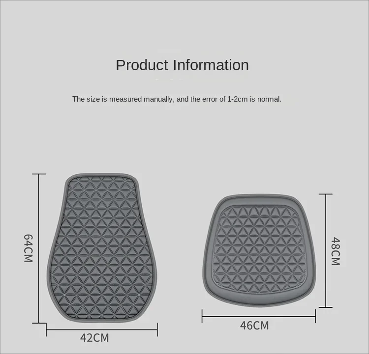 3D Triangle Massage Car Seat Cover Reduce hip and back pain Breathable fabric Suitable for most car models Car/Home/Office - Image 27