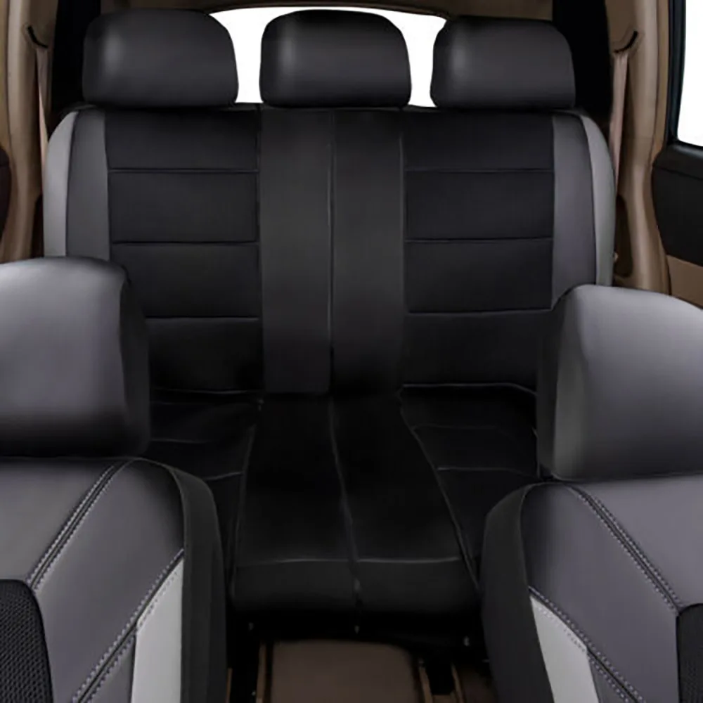 9 Pieces/set Car Seat Cover Car Leather Breathable Fabric Universal Pu Leather Car Seat Cushion Front And Rear Seat Full Protect - Image 20