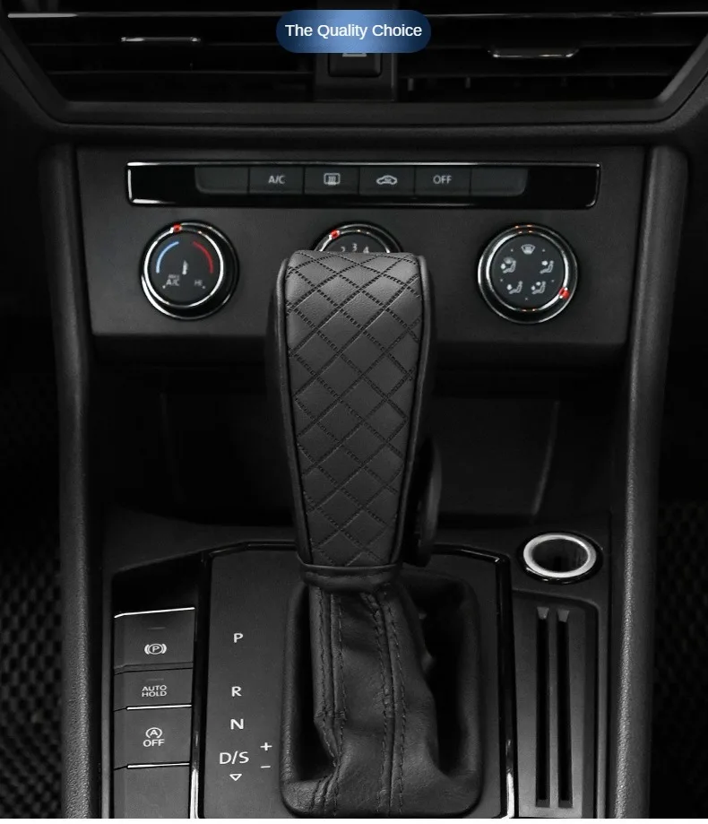 High Quality Car Gear Shift Handle Cover PU Leather Non-slip Wear-resistant Universal Car Automatic Gear Sheath Car Decoration - Image 20