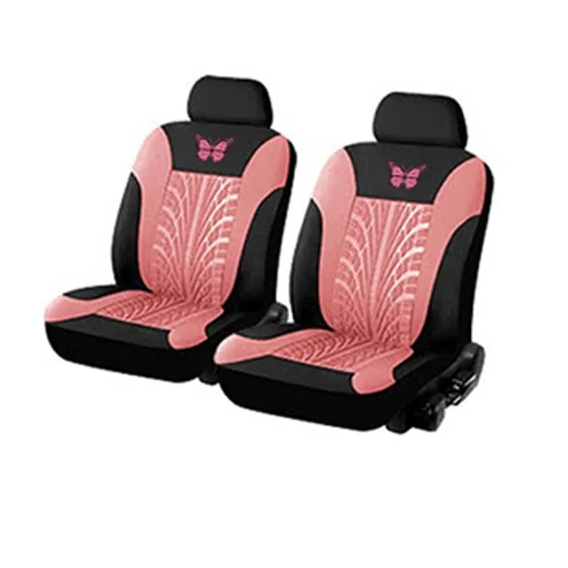 Car Seat Cover Full Set, Universal Butterfly Pattern Embroidery Auto Seat Cover Set - Image 9