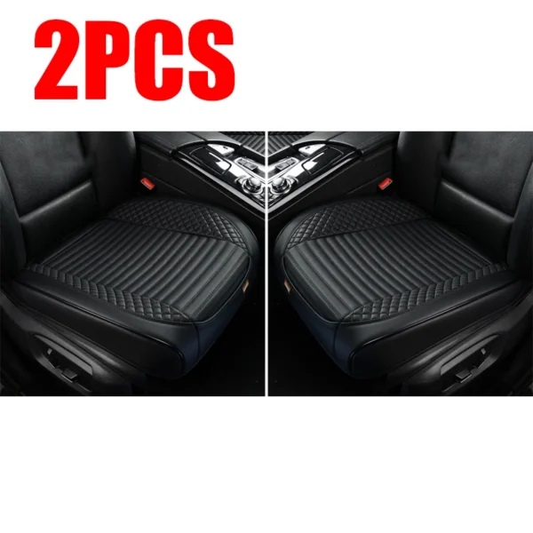 SEAMETAL Full-Wrapped Car Seat Cover Breathable Hole PU Car Front Seat Cushion Universal Anti Slip Auto Chair Protector Cover - Image 9