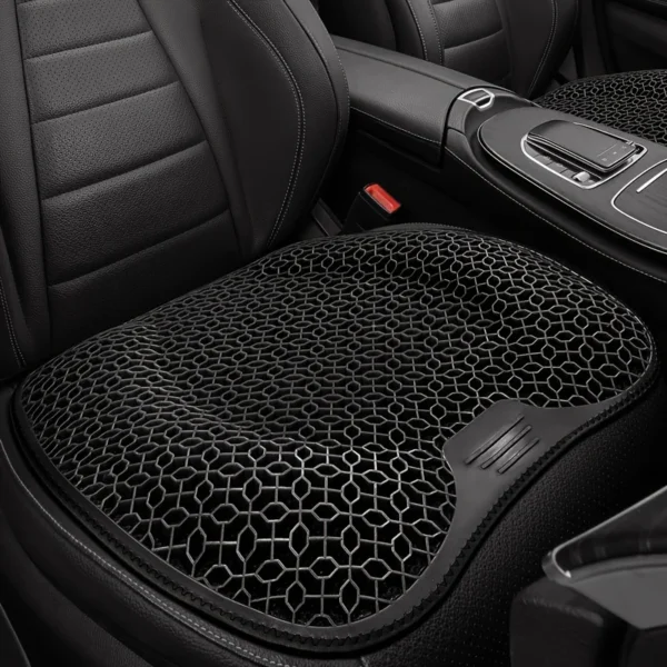 1pc Gel Seat Cushion - Honeycomb Design for Car/Office | Breathable & Machine Washable Pad, Ergonomic Support & Lightweight - Image 3