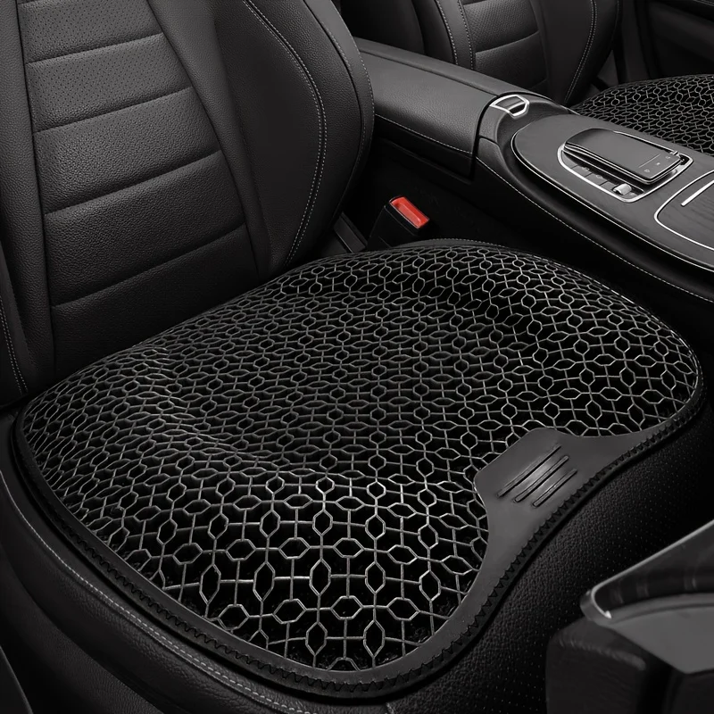 1pc Gel Seat Cushion - Honeycomb Design for Car/Office | Breathable & Machine Washable Pad, Ergonomic Support & Lightweight - Image 3