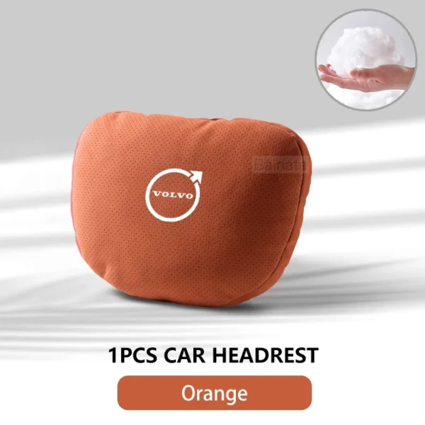 Headrest Waist Rest Auto Headrest Neck Support Seat Lumbar Cushion Soft Neck Pillow For Volvo V40 V60 V90 XC40 XC60 XC90 S60 S90 - Image 12