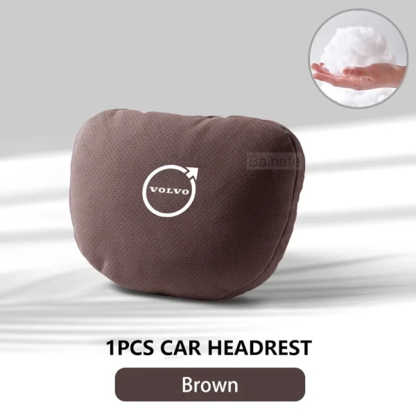 Headrest Waist Rest Auto Headrest Neck Support Seat Lumbar Cushion Soft Neck Pillow For Volvo V40 V60 V90 XC40 XC60 XC90 S60 S90 - Image 6