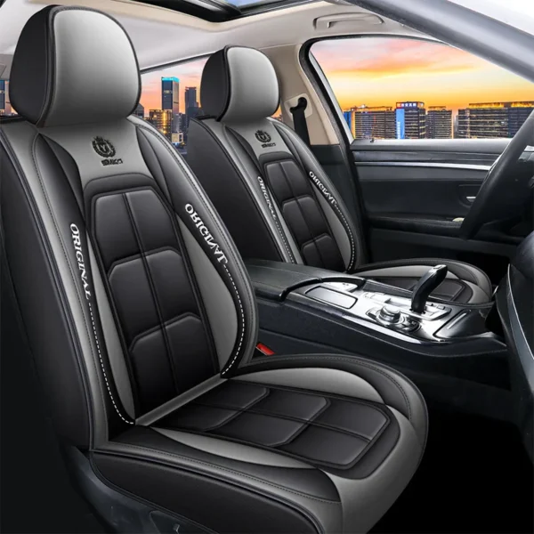 All inclusive seat cover, full leather car seat cushion, Driver's seat cover or passenger seat cover, all season universal pad - Image 12