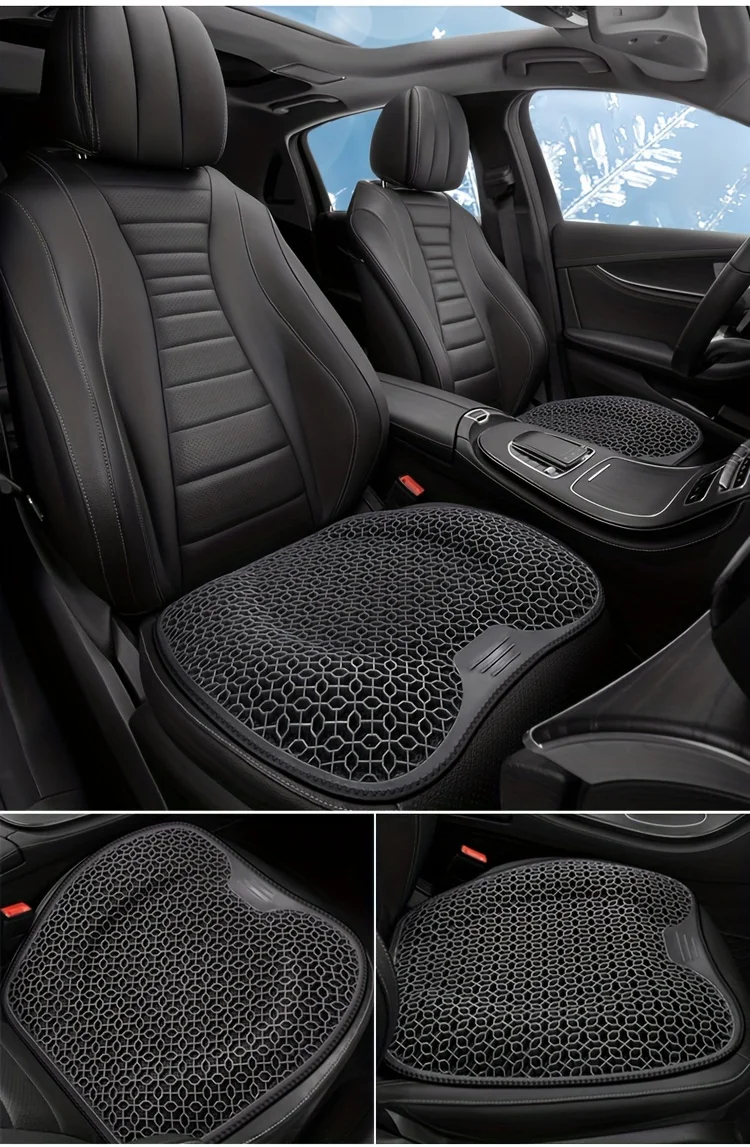 1pc Gel Seat Cushion - Honeycomb Design for Car/Office | Breathable & Machine Washable Pad, Ergonomic Support & Lightweight - Image 17