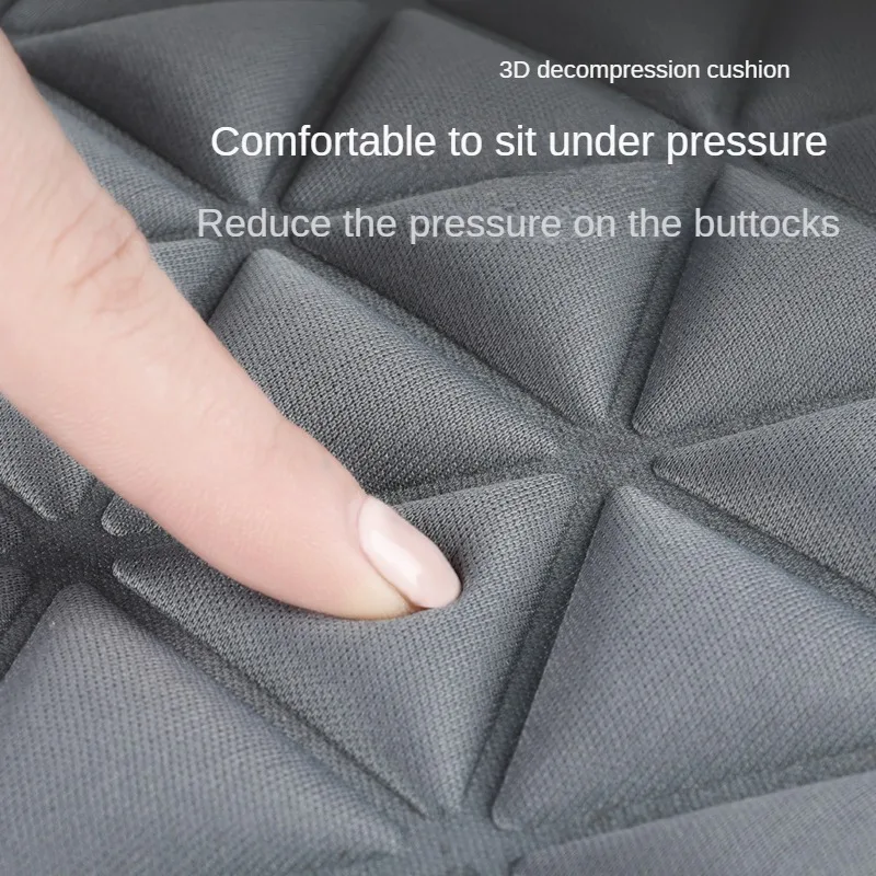 3D Triangle Massage Car Seat Cover Reduce hip and back pain Breathable fabric Suitable for most car models Car/Home/Office - Image 4