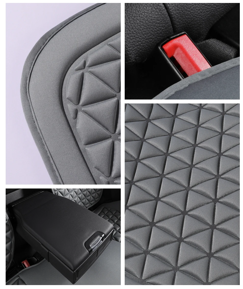 3D Triangle Massage Car Seat Cover Reduce hip and back pain Breathable fabric Suitable for most car models Car/Home/Office - Image 23