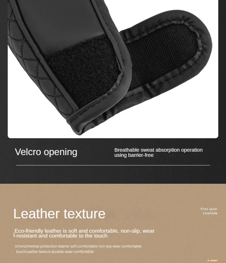 High Quality Car Gear Shift Handle Cover PU Leather Non-slip Wear-resistant Universal Car Automatic Gear Sheath Car Decoration - Image 12