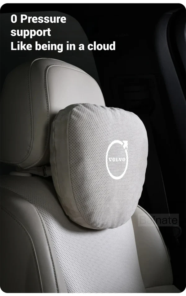 Headrest Waist Rest Auto Headrest Neck Support Seat Lumbar Cushion Soft Neck Pillow For Volvo V40 V60 V90 XC40 XC60 XC90 S60 S90 - Image 17