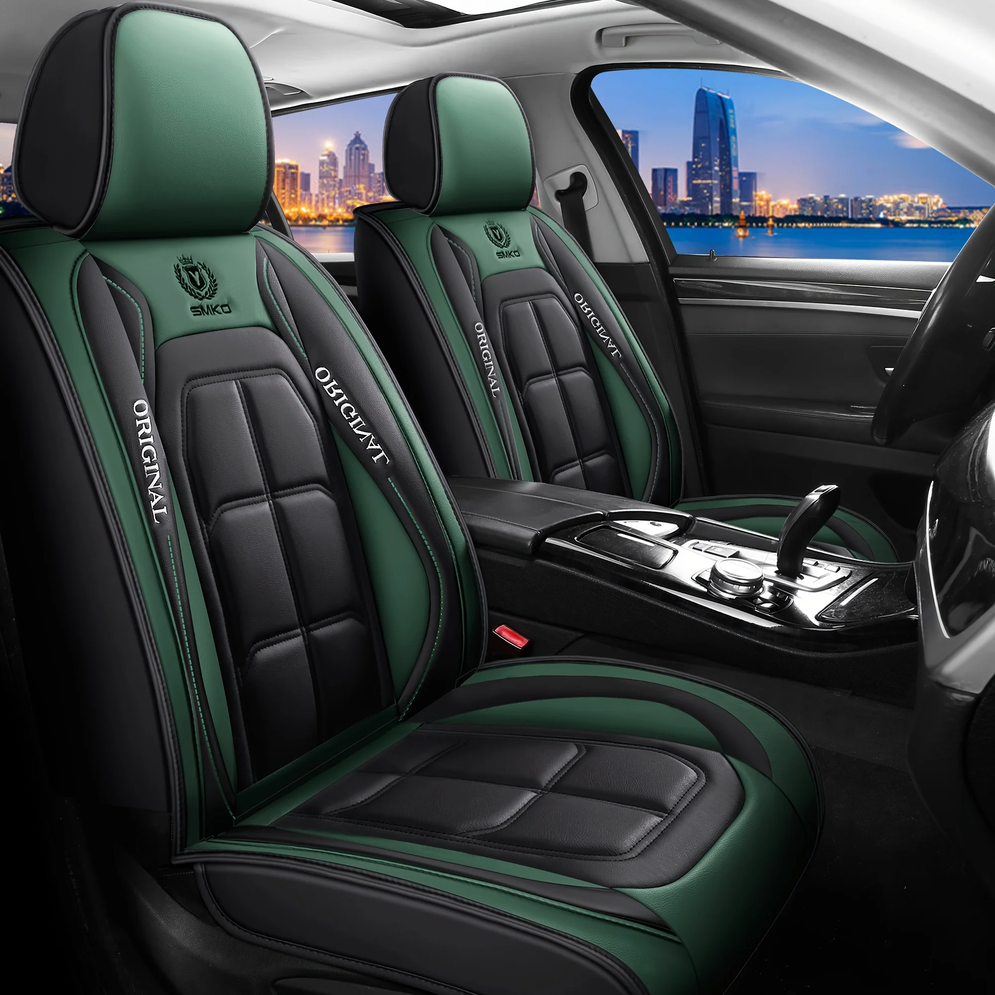 All inclusive seat cover, full leather car seat cushion, Driver's seat cover or passenger seat cover, all season universal pad - Image 19